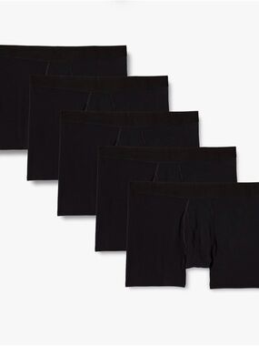 Amazon Essentials Men's Cotton Jersey Boxer Briefs